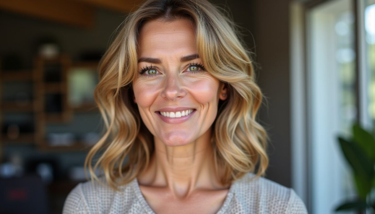 Coiffures mi-longues raffinées pour les femmes de 60 ans : conseils modernes avec frange pour un style élégant