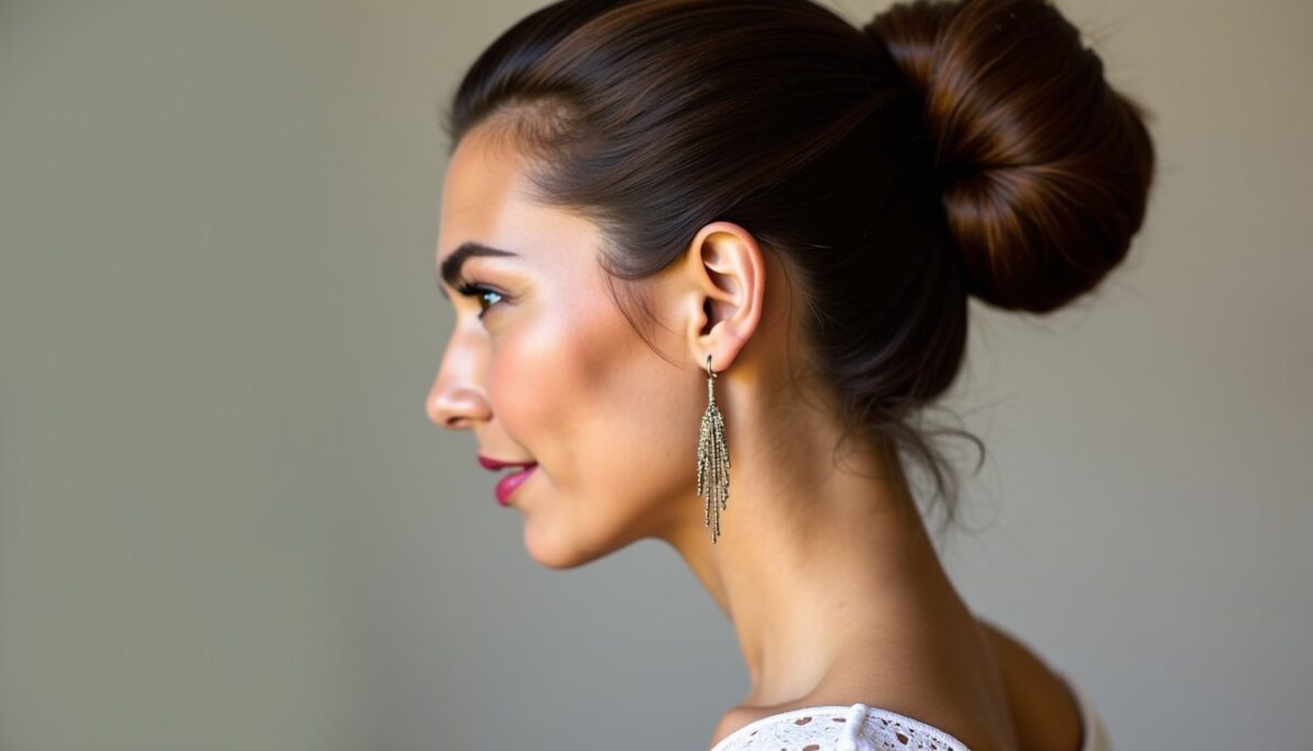 Coiffure en vogue : secrets pour maîtriser un chignon haut élégant et raffiné